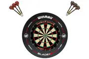 Formula Sports Micro Band 3 Dart Board and Winmau Pro-Line Dartboard Surround Set