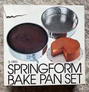 Vintage Springform Bake Set New in Box