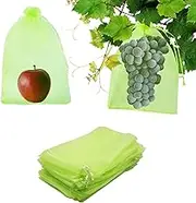 LALOCAPEYO 30Pcs Fruit Protect Bags, Reusable Mesh Garden Netting Protection Bag for Plants Vegetables for Plant/Fruit/Flower (20x30cm)