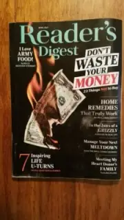 Reader's Digest Magazine April 2021- Don't Waste your Money New
