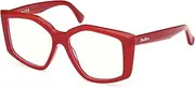 [MaxMara] MM5162-B 066 Shiny Light Red 53/15/140 Women's Frame, 066 Shiny Light Red, 53/15/140