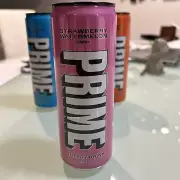Prime Energy Hydration Drink Can Logan Paul & KSI Strawberry Watermelon