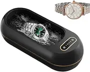 [Générique] Ultrasonic Jewelry Cleaner, Earring Washing Machine, 10.04 x 3.15 x 6.1 Inches High Frequency Vibration, Watch Automatic Quiet Washing Device for Rings, Dentures, Earrings and Home Use, Se référer au
