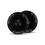 Rockford Fosgate M0-65 Weatherproof Full Range Marine 6.5-Inch Speakers, Black