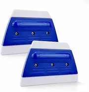 Umaki 2Pack Rubber Edge Squeegee Decal Applicator Craft Vinyl Scraper for Vinyl Wrapping, Window Tint Film, Graphics, PPF Installation, Small Squeegee Tool for Glass Door Mirror Sink, 5 x 3.4in