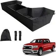 Marretoo Foldable Truck Under Seat Storage 2019-2025 for Ram 1500 Crew Cab(New Body Style) for Ram 1500 Accessories Truck bed Underseat Storage Organizer Truck Tool Box
