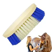 Horse Brush - Horse Scrubber Shedding Brush | Ergonomic Pet Cleaning Tool with Hard Bristles for Bovine, Livestock