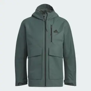 【adidas 愛迪達】外套 男款 運動外套 風衣外套 亞規 TH MH WV JKT 軍綠 IT3952