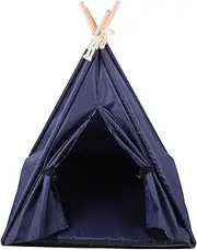 Toyvian Oxford Cloth Pet Teepee Removable Washable Dog Tent for Indoor Outdoor Use for Cats and Dogs Cozy Sleeping Bed