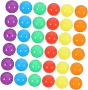 NOLITOY Multi-function Empty Balls 60pcs Fillable Capsules Plastic Balls for Vending Machine Candy Packing