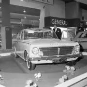 Vauxhall Cresta 1962 Motor Show Car Old Photo