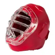 NEW! Ronin Actionflex Combatant Headgear Weapons Sparring Head Gear - Red S/M