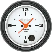 Auto Meter Phantom Series 2-5/8" Electrical Clock with Second Hand and Quartz