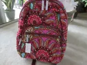 Vera Bradley Essential Backpack Resort Medallion Print New With Tag