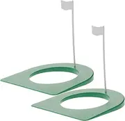 KOMBIUDA Golf Training Essential Portable Putting Cup Simulated Hole Trainer Home Golf Practice Aid Random Color