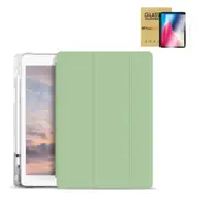 StylePro combo, iPad 10th and 11th generation folio case with screen-protector, mint green.