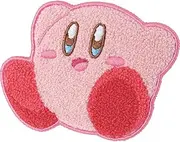 Tees Factory Kirby HK-5535660KB Fluffy Coaster Kirby H 3.3 x 4.3 x 0.2 inches (8.4 x 10.9 x 0.5 cm)