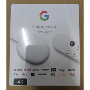 全新未拆封 chromecast with google tv 4k