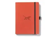 Dingbats Wildlife: A5 Orange Tiger Notebook - Lined