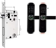 Smart Lock, Home Electronics Tuya Wireless Door Lock Biometric Fingerprint Handle Waterproof Smart Lock with Security Key Card Code for Home Office Bedroom(22-175(5050),Bronze) Learned extensively
