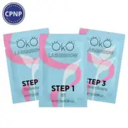 OKO, Eyelash and Brow Lamination Set - Perming Lifting Curling 3 sachets x 1 ml