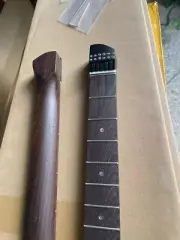 24 Frets DIY Headless Guitar Neck Stringed 6 String Unfinished Neck Wenge Wood