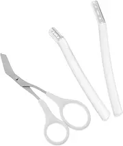 TOVINANNA Professional Eyebrow Grooming Kit Women's Face Shaping Scissors Tweezers Trimmer Comb Razor Set for Home Use