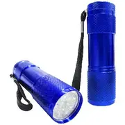 Mini LED Metallic Torch Blue