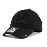 【MLB OLD FASHIONED CAP】印地安人 人字布 C 黑 老帽 愛心 鴨舌【ANGEL NEW ERA 】