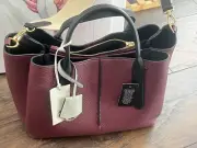 Radley London Hillgate Place medium Satchel Bag-leather Crossbody-deep Red