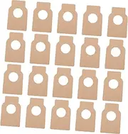 LOPUNER 100pcs Kraft Paper Wine Bottle Tags Double Sided Labels for Wine Racks Cellars Yellow Tags for Easy Hanging Bottles Premium Quality