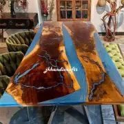 Made To Order Walnut Resin River Table Top Epoxy Table Top Dinning Coffee Table