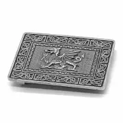 Welsh Dragon Pewter Kilt Belt Buckle - Made in the UK