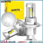 H4 LED Headlight Bulbs Kit High / Low Beam 6500K Super Bright White Lights 2x (for: Smart)