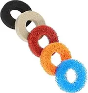 SWOOMEY 5Pcs Game Buffer Rings for Precision Control Replacement Sponge Rings for Controllers Enhance Aim Assist Comfort Grey Options