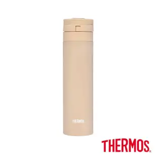 【THERMOS膳魔師】不鏽鋼超輕量自動上鎖真空保溫杯450ml(JNS-454)