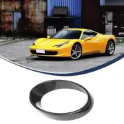 Real Carbon Fiber Console Gauge Tachometer Cover Trim For Ferrari 458 2011-2016