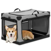 Collapsible Dog Crate, Soft Dog Crate - 30 Inch Lightweight, Easy Setup, Stur...
