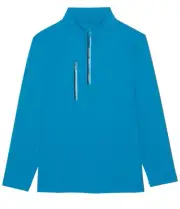 New G/FORE GFORE XL DAYTONA TECH INTERLOCK PULLOVER G4MS23K125 PTRL Golf