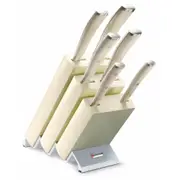 Wusthof Ikon Classic Creme Knife Block Set 7pc - Made in Germany