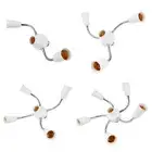 E27 Base Socket Splitter LED Light Socket Light Bulb Adapter Holder 3/4/5/6 Way