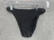 Volcom Women's Simply Seamless Skimpy Bikini Swimsuit Bottom Black Size Small