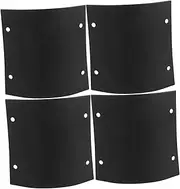 COOLHIYA 4pcs Ice Hockey Table Edge Guards Durable Plastic Protective Edges for Game Tables Smooth Finish Reliable Protection Sturdy Parts