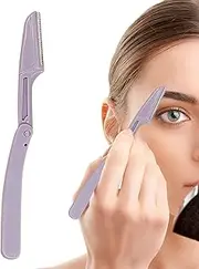 Small Eyebrow Trimmer | Manual Folding Eyebrow Shaver,Girls Portable Brow Razor, Women Travel Gear for Home, Daily Life, Business Trip