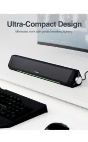 Computer Speaker, Bluetooth Soundbar, USB Powered Speaker For Desktop & Laptop