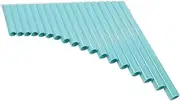 DRESSOOS Pan Flute Musical Instrument Beginner's Panpipe in c Key for Boys and Girls Learning Traditional Music Instrument Made of Material Random