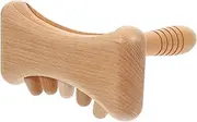 1pc Meridian Scraping Board Massager Body Massager Guasha Tool Manual Guasha Stick Massaging Stick Massage Supply Scraping Rod Acupressure Bar Beech
