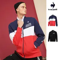 在飛比找momo購物網優惠-【LE COQ SPORTIF 公雞】休閒基礎立領外套 男-