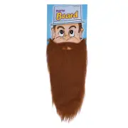 Funny Fashion Halloween Costume Party Long Brown Caveman Solid Beard, For Men...