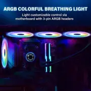 360mm CPU Water Cooler, ARGB CPU Liquid Cooler(AIO), All Intel